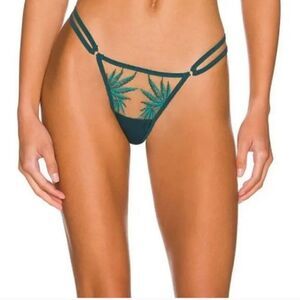NWT Thistle and Spire Brooklyn Haze Thong Emerald Green Butterscotch size 3X
